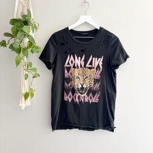 Zutter "Long Live Rock and Roll" Graphic Tee Shirt (Size S)